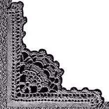 Pillow Case Edging Pattern #735