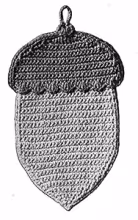 Acorn Oven Mitt Pattern