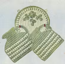 Jugs on a Rack Pot Holder Patterns